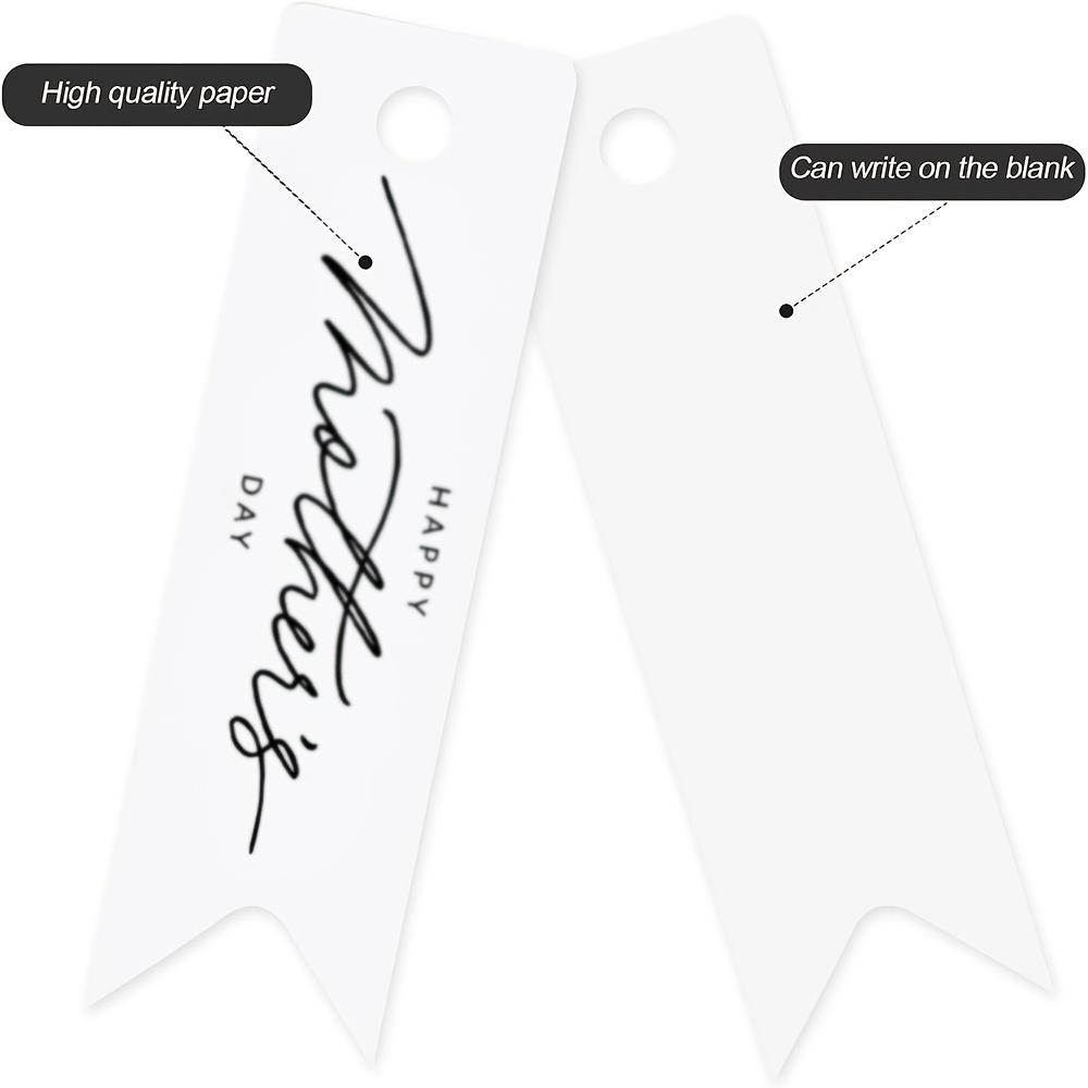 100pcs Happy Mother'S Day Gift Tags, Mother'S Day Hanging Labels for DIY Crafts Mother Party Gift Wrapping