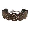 Punk Wide Women's Belt Turquoise Dress Jeans Belt Retro Rivet Waist Belt  Spicy Girls