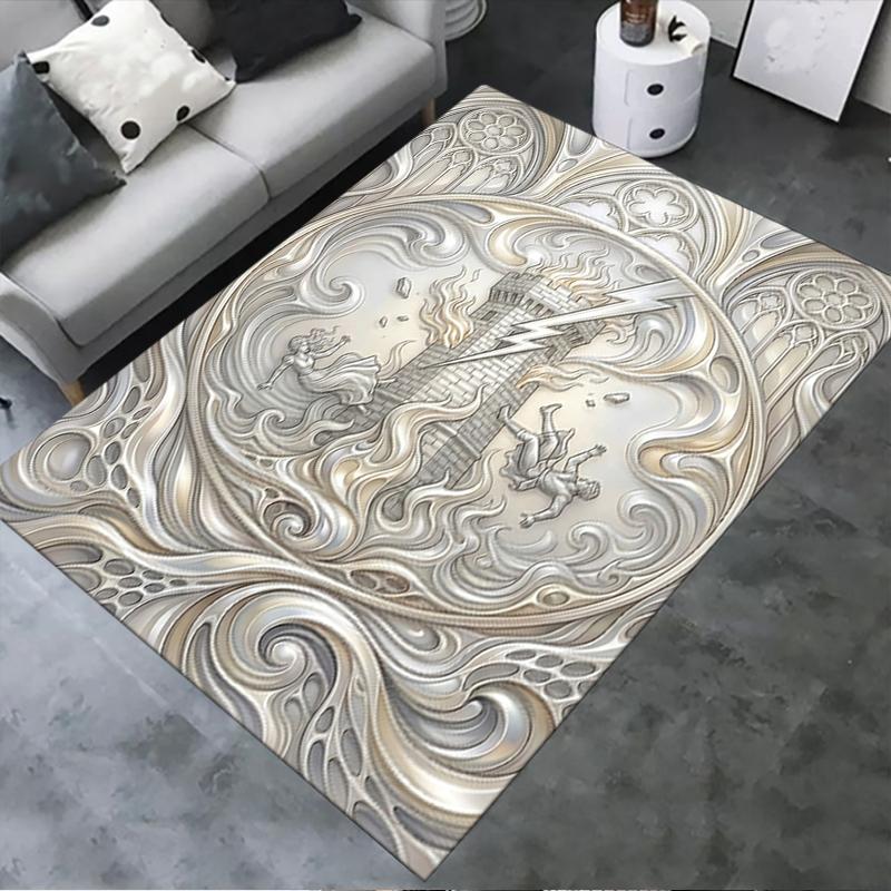 

2025 New Tarot Cards Carpet Rug for Living Room Bedroom Home Sofa Decoration,Kids play Non-slip Floor Mat156 40x60cm( 15x23in )