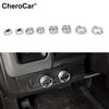 8X Dash AC Radio Media Switch Knob Cover Trim Ring for Chevy Colorado/Canyon 14+