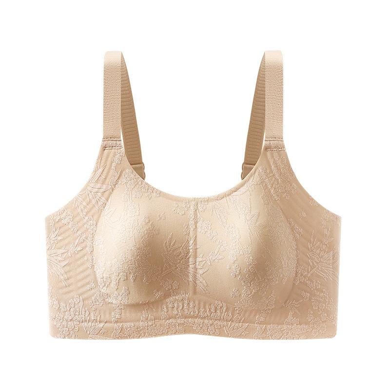 Skin Tone Jacquard Wireless Bra with Adjustable Wide Straps M дубильная кора