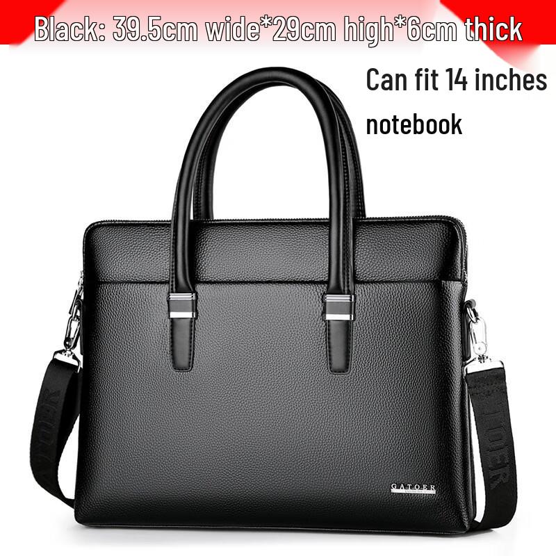 

Warnerheim Nordic Wolf Men s Leather Business Briefcase One Size