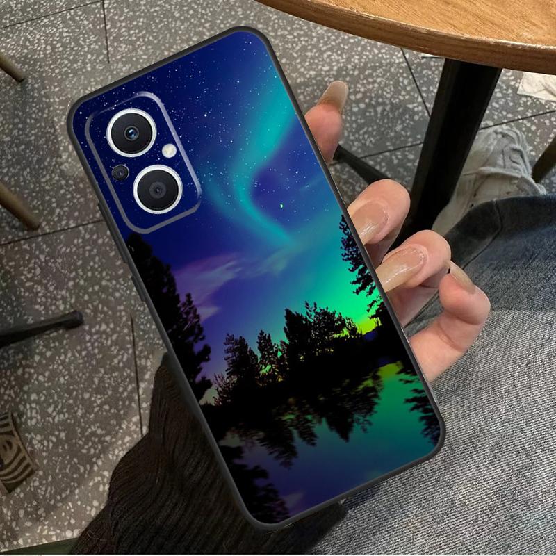 Northern Lights For OPPO Reno 7 8 Lite 8T 14F 13F 11F 12F 10 11 12 13 14 Pro OPPO Find X9 X8 X5 X6 Pro Case
