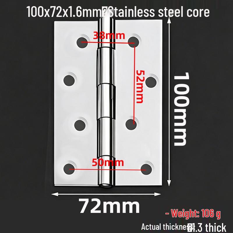 Stainless Steel Folding Casement Hinge for Doors, Windows, Wooden Boxes & Luggage (1-4 inches)