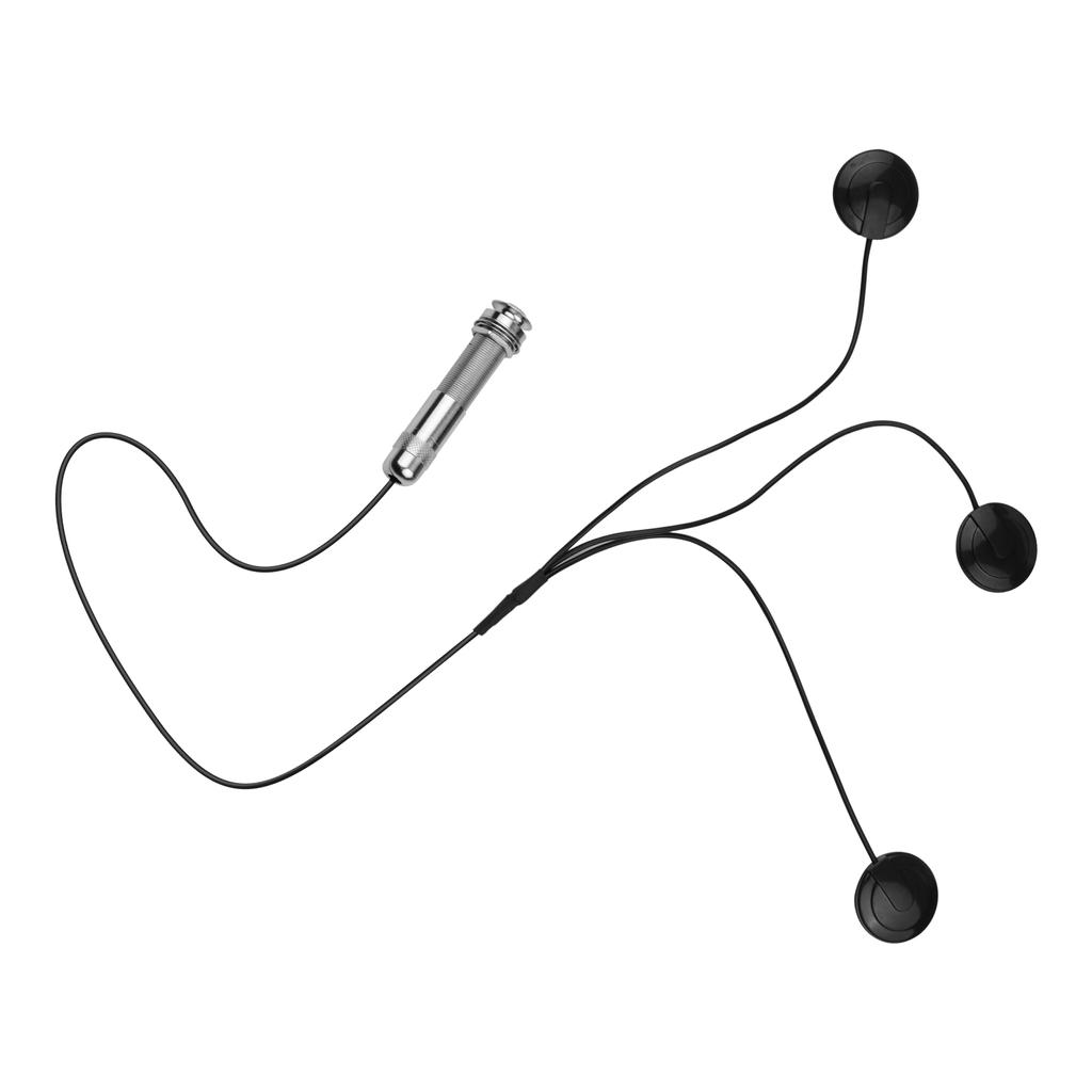 Adhesive Instrument Pickup Acoustic Guitar Pickup Mini Transducer with 1 4 Inch Connector for Violin Mandolin Ukulele