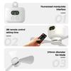 Home Quiet Ceiling Fan with Night Lights and Remote Control 8000mAh USB Rechargeable Outdoor Camping Tent Ceiling Fan Light