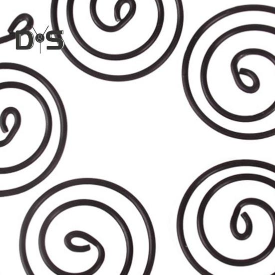 6 piezas de soporte para plantas de aire, contenedor de Tillandsia colgante de metal, soporte ajustable para plantas de aire en forma de remolino para decoración del hogar, la oficina, el balcón y el jardín