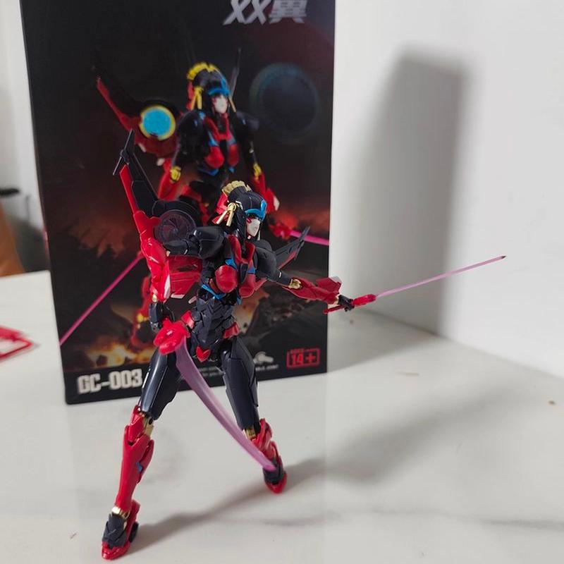 17cm Meili Infinity Arcee Assembly Model Kit Action Figures Doll Room Desktop Decoration Christmas Gifts M66336 Poseable Articulated Scale Detailed