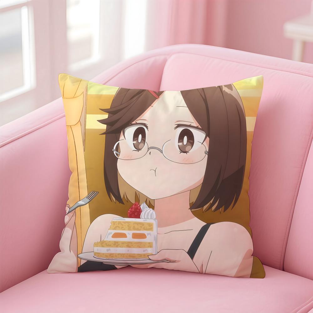 Ninja To Koroshiya No FutariGurashi Cushion Cover Comfortable Reversible Pillow Cover Ideal For Car Sofa Bedroom & Beyond