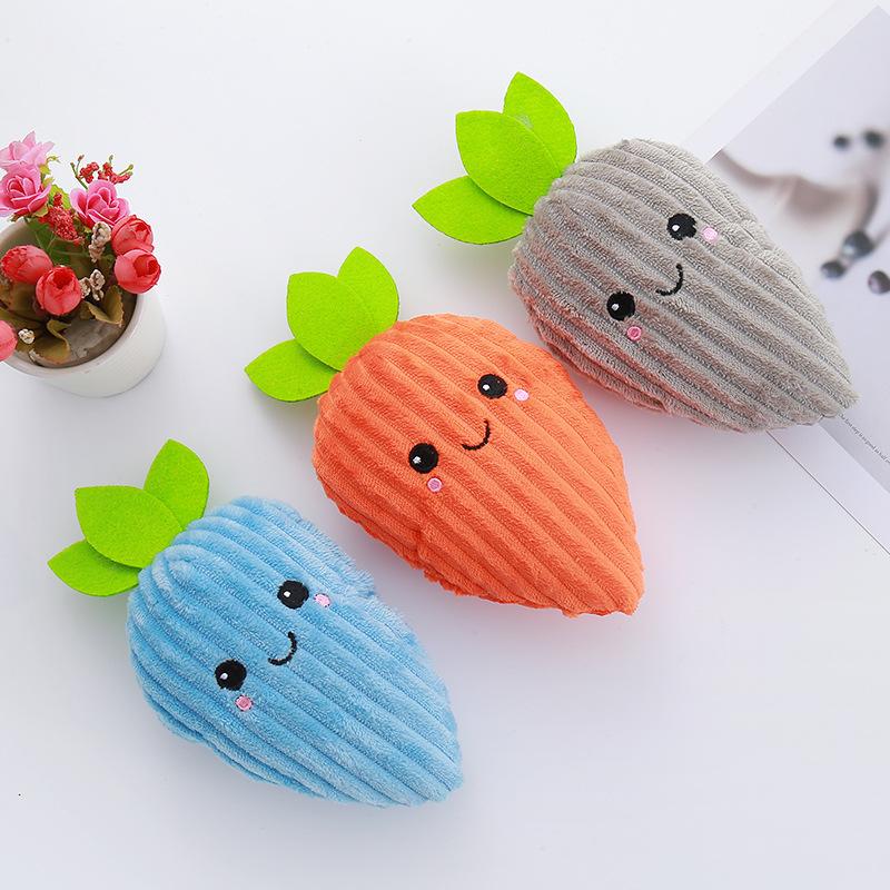Pet Supplies Striped Carrot Toy Accompanies Dogs