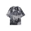 Jordan All Over Print Comfortable Sports Fashion Breathable Short Sleeve Shirt Men Shirts Charcoal-Gray FV7312133