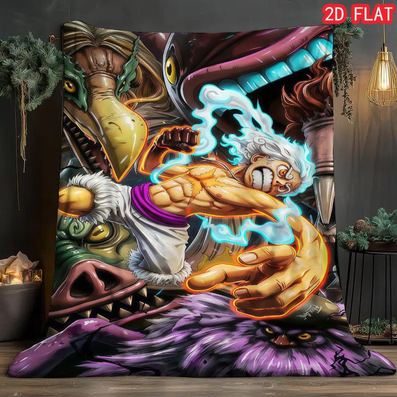 

One Piece Office Nap Blanket Soft Lightweight Flannel Blanket for School Home Rest and Lunch Break THW 75x90cm