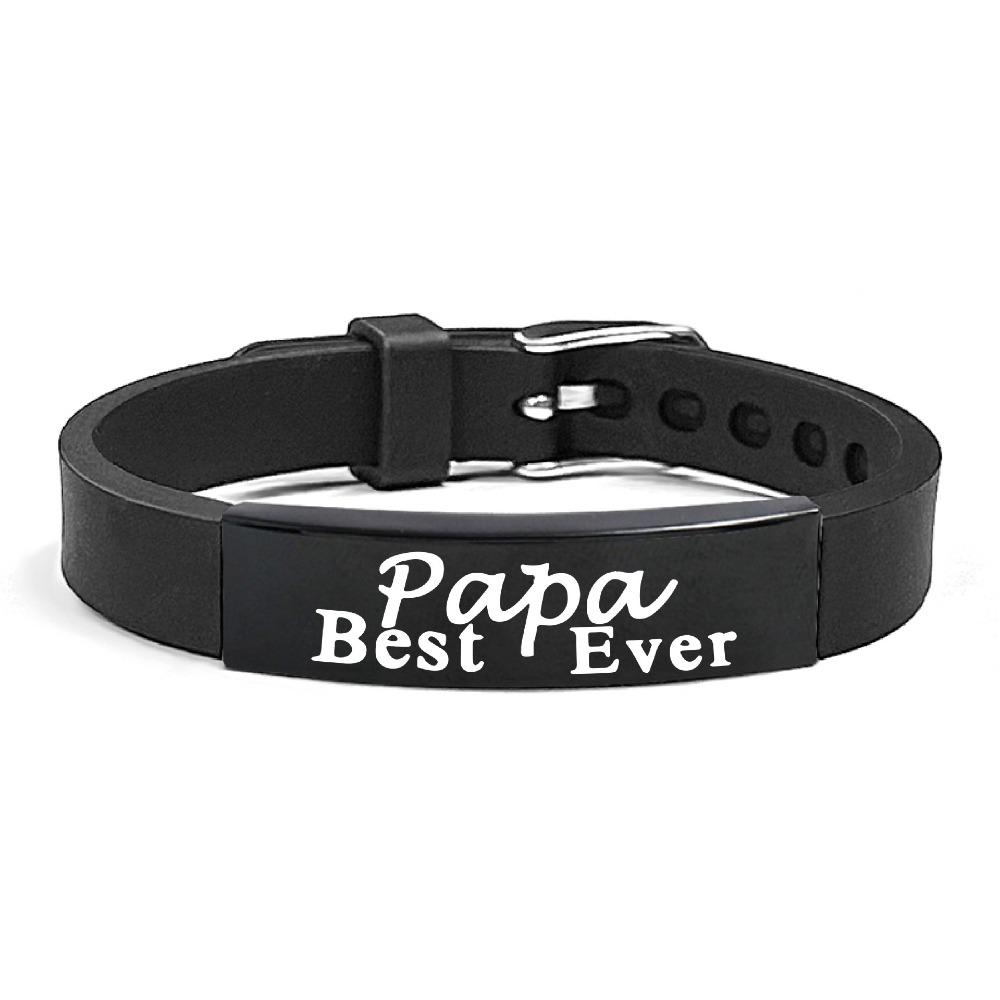 Stainless Steel Family Bracelets Father's Day Gifts Bracelet for Father Father Gifts