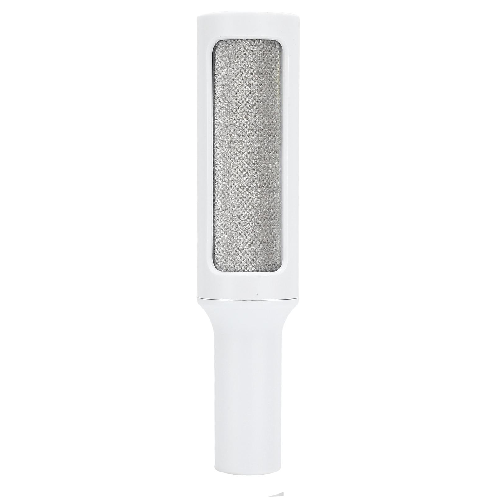 

Вращающаяся щетка для удаления волос Цилиндрический очиститель пыли Щетка для удаления ворса Инструмент для чистки одежды Белый белый