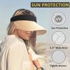 Summer Hat Wide Brim Woman Sun Cap Braided Outdoor Summer Cap Travel Accessory for Girl Lady