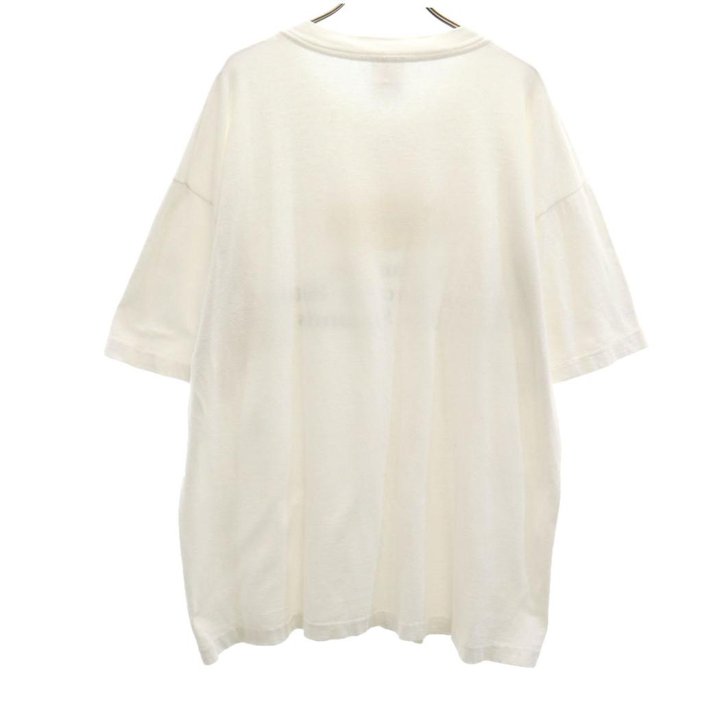 T-AMERICA 90s Old Message Print Short Sleeve T-shirt XL Single Stitch Men's Used