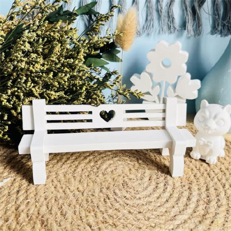 Benches Silicone Molds Plasters Molds Creative Chair Gypsum Molds Castings Molds Craft Supplies