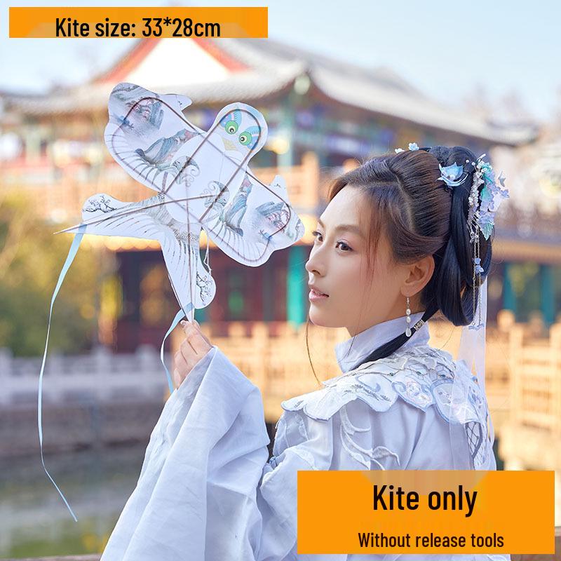2026 Small Sand Swallow Bamboo Kite with Fishing Rod - Dance Costume Decoration Props for Kids