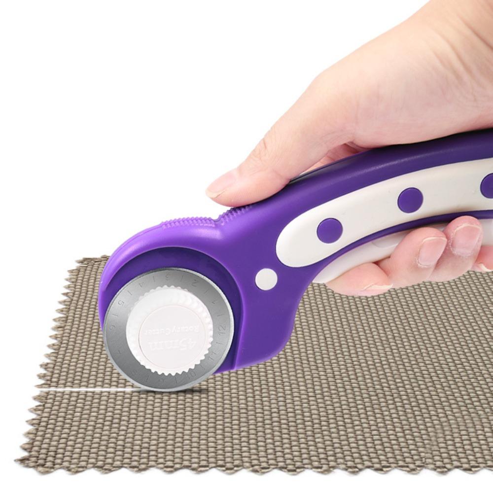 

45mm Leather Craft Rotary Cutter Cutting Tool Circular Fabric Cutter Quilting фіолетовий