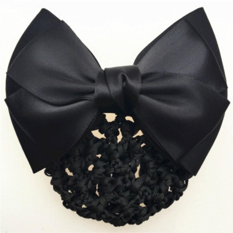 Hotel Banking And Telecommunications Service Staff Work Net Pocket Bow Hairpin