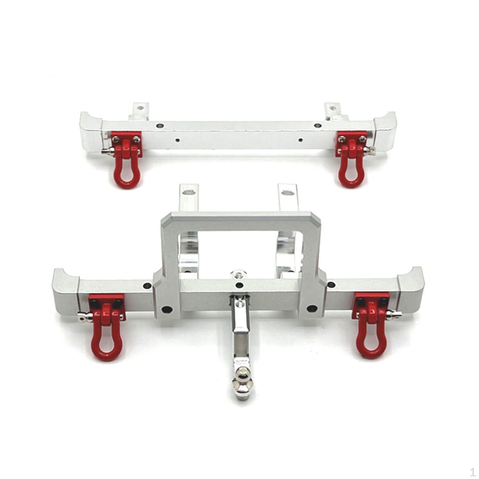 

Aluminum Front and Rear Guards for 1:12 RC Crawler Models срібний