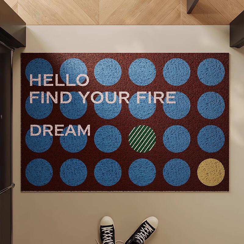 Vintage Style Entryway Doormat