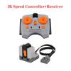 Technisches MOC Power Functions Servo Teile Zug Buggy M Motor 8883 Modifizierte IR Fernbedienung Power Gruppe Sets Lithium Batteriebox 9686
