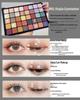 MGL40 Utopia Eyeshadow Palette: 40 Shimmer & Glitter Shades for Professional Stage and Smoky Makeup