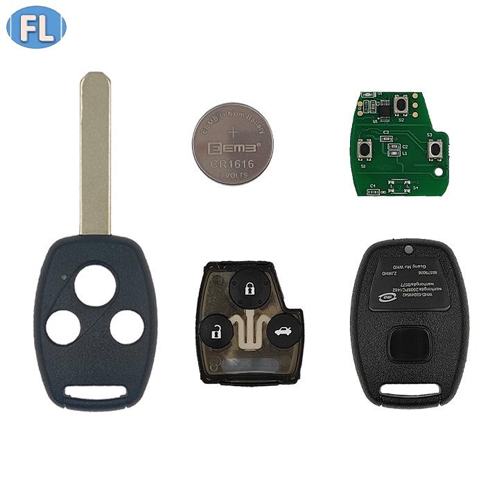 Honda 2.3 Gerader Griff 3-Tasten Fernbedienung 433MHz