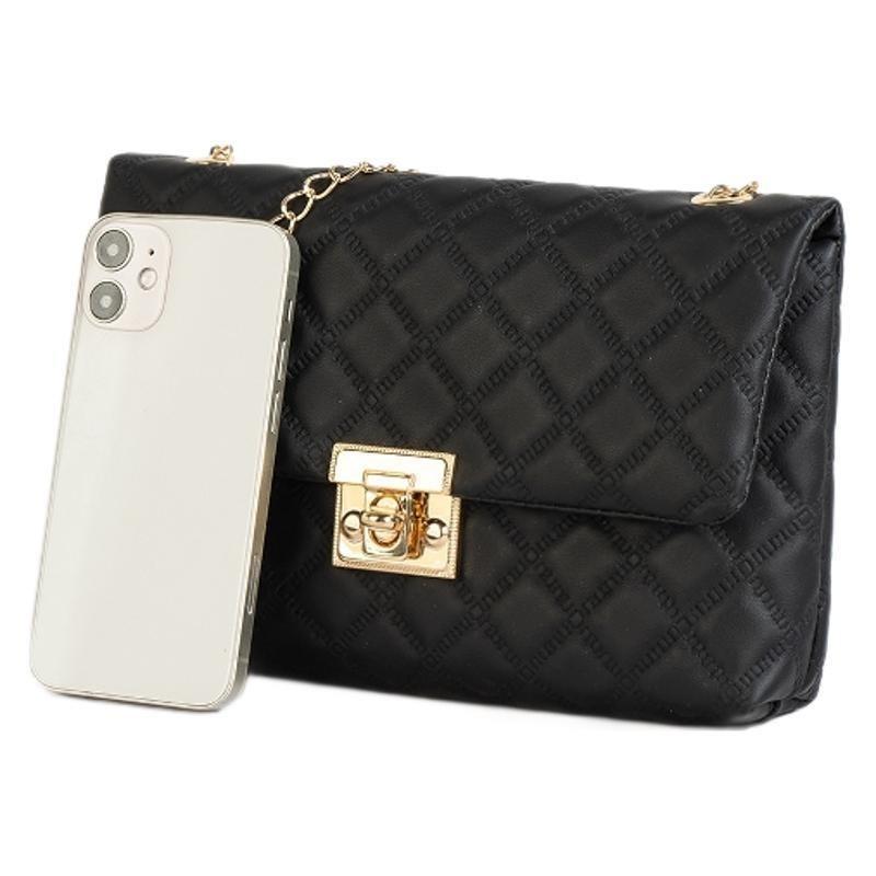 Square Buckle Embroidered Bag Womn Women's Bag Bag Women's Fashion Shoulder Bag