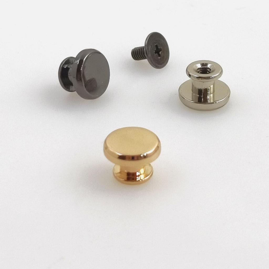 10x7 H-Nail Alloy Flat Head Double-Layer Special Screw for Luggage & Handbags