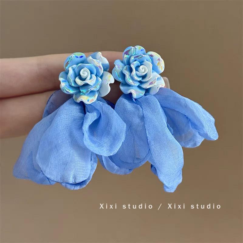 Yellow Petal Tassel Earrings - Bold Beach Vacation Flower Studs for Women, Super Hot & Beautiful Style 2025.