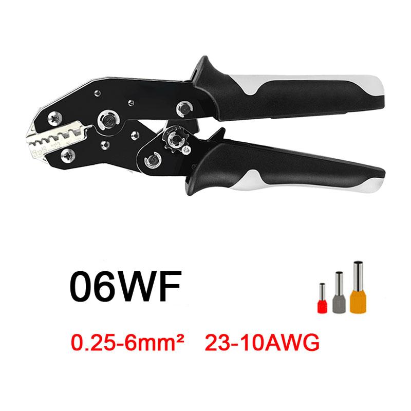 

Клещи для обжима с храповым механизмом SN-06WF Клещи для обжима наконечников холодного сжатия европейского типа с игольчатым наконечником