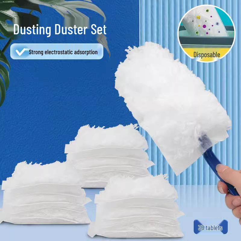 Electrostatic Disposable Dusting Duster for Crevices and Household Cleaning