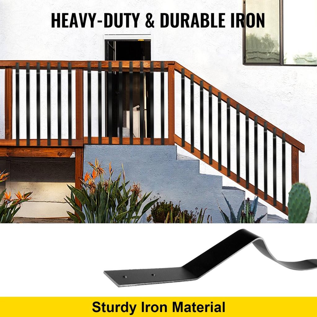 Deck Balusters Metal Deck Spindles 51 Pack 32.25inch Iron Stair Railing