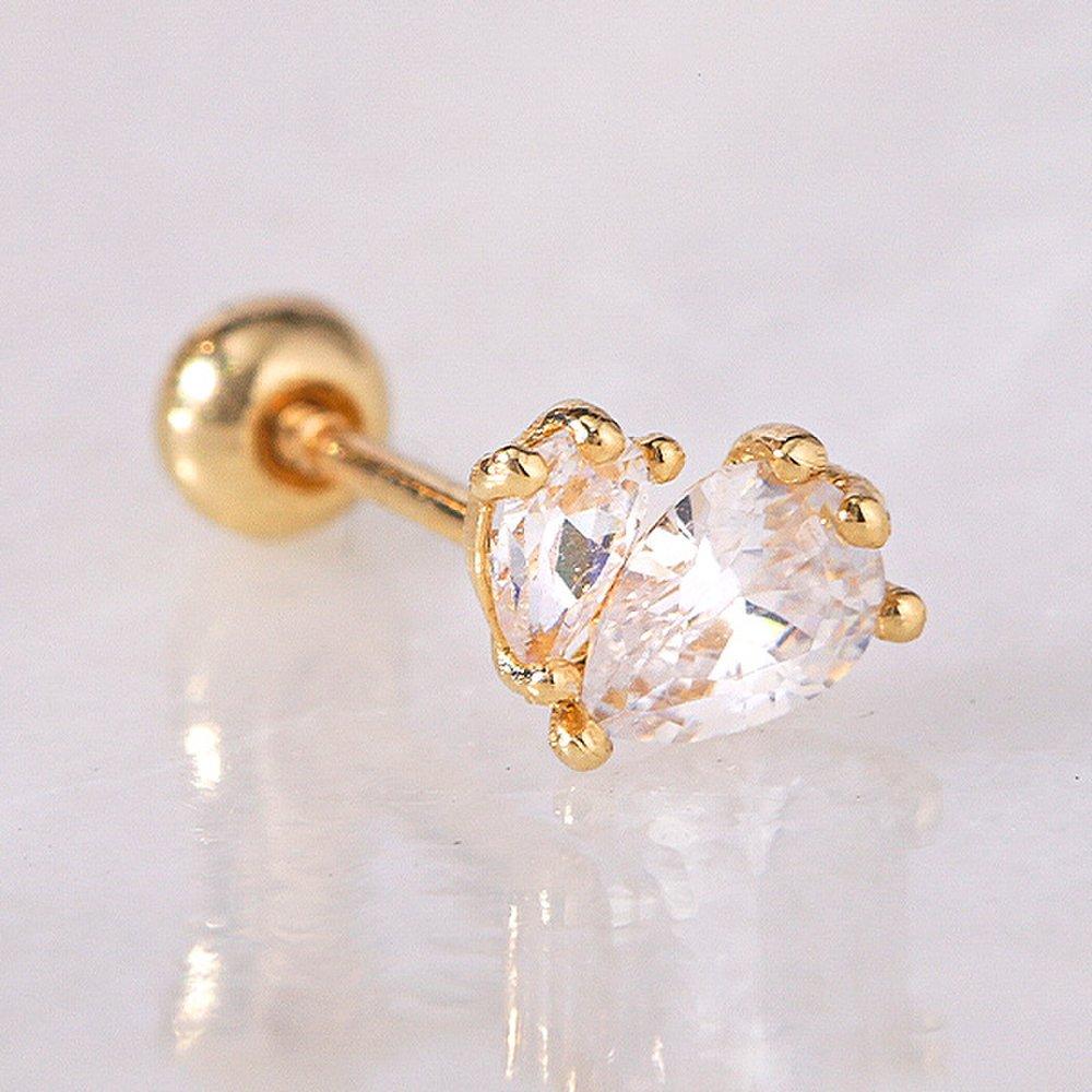 [10K Gold] Light Cubic Piercing (23Arp004)