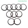 10Pcs Black Soft Silicone O-rings Gaskets Rubber Food Grade For Nespresso Stainless Steel Coffee Refillable Capsules Body Cup