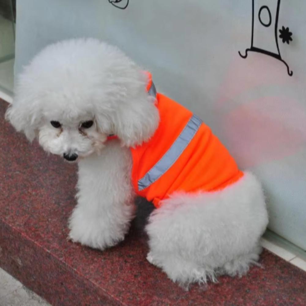 Adjustable Dog Safety Vest Reflective Pet Fluorescent Clothes  for Walking Night