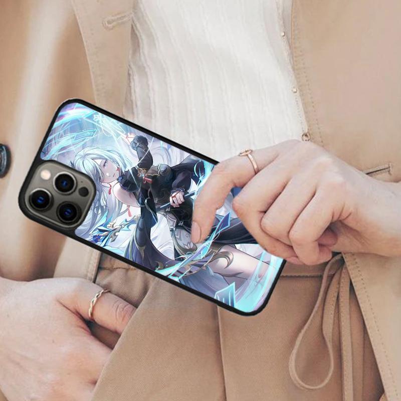 Shenhe Cute Genshin Impact Magnetic Phone Case For APPLE iPhone 17 Air 16 14 13 12 Pro Max 15 Plus Wireless Charge MagSafe Cover