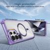 Transparent Airbag Bumper Case for Samsung Galaxy S26 S2 Ultra S24 Plus S23 FE S22 S21 Magnetic Clear Shockproof Cover
