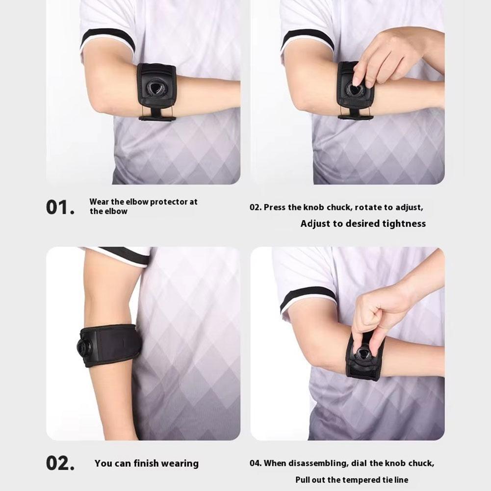 Verstellbare Ellenbogenbandage mit Stützschiene & Gurt, Arm-Unterarm-Immobilisator für Tennisellenbogen, Arthritis & Sportliche Erholung