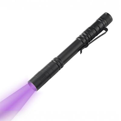 UV Black Light Flashlight, 395nm Pen Light with Clip, Flashlight for Leak, Pet Urine, Scorpion, Hotel Inspection, Dry Stain and Bed .