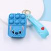 Silicone Coin Purse Mini Wallet  Sling  Bag Anti-stress Messenger Bag Strawberry Pineapple Bag