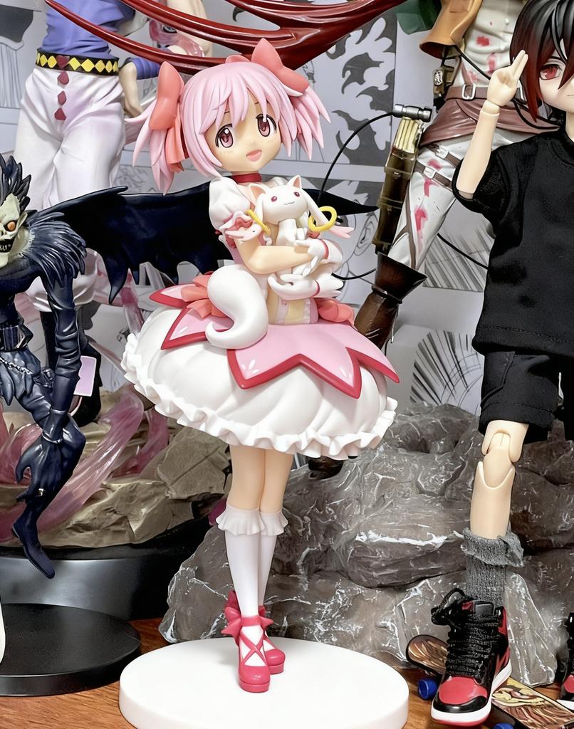 17cm PMMM Magical girl Anime Figure Kaname Madoka Action Figure Kawaii Akemi Homura Figurine cute Loli Collection Model Toy Gift