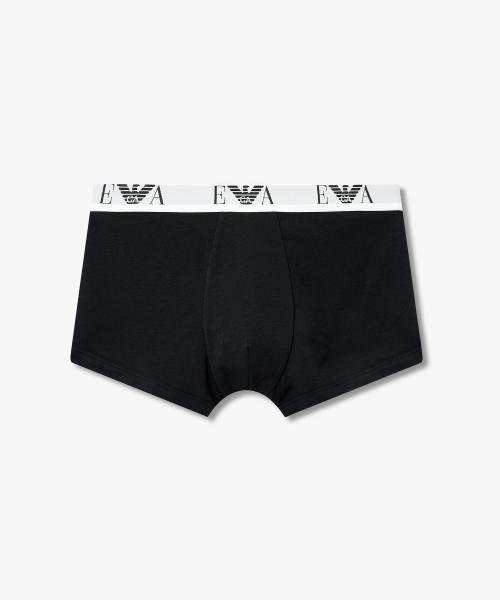 

[Emporio Armani Underwear] Мужские хлопковые боксеры с эластичной лентой с орлом 0816112056 [Отправлено из Кореи] 100% Оригинал Black - S