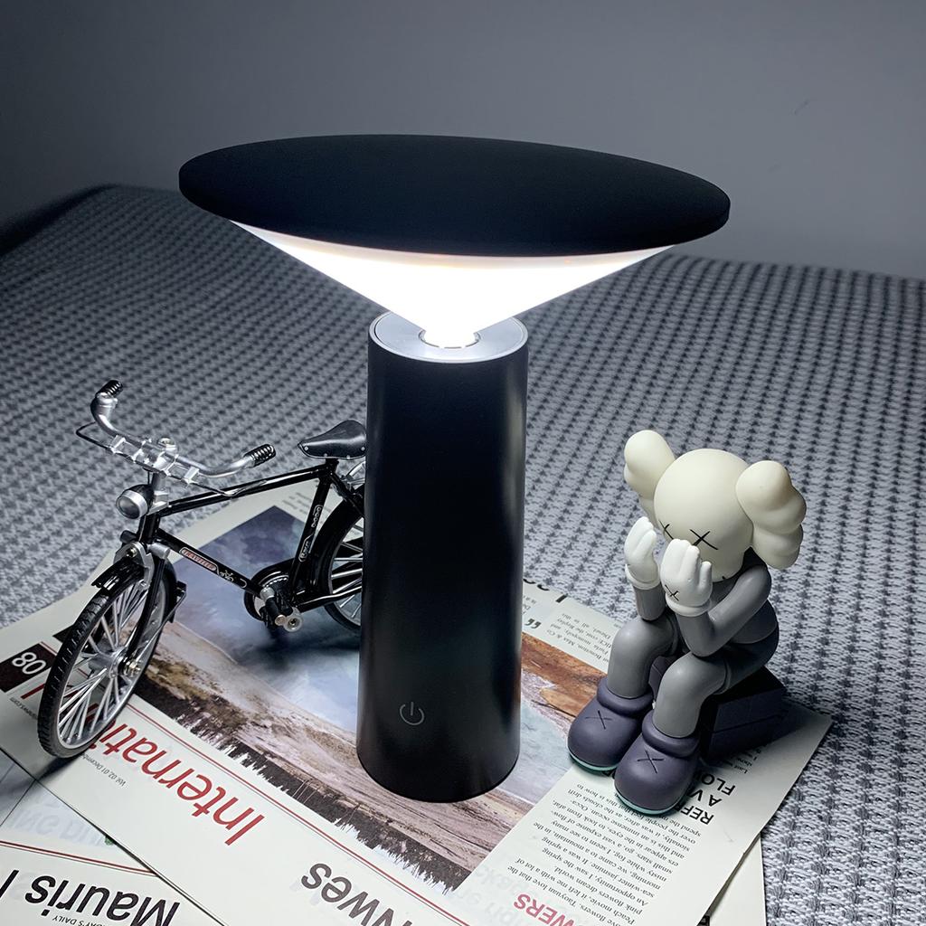 LED Table Lamp Touch Sensor Night Light USB Rechargeable Portable Bedroom Night Light Wireless Reading Lamp Restaurant Hotel Bar