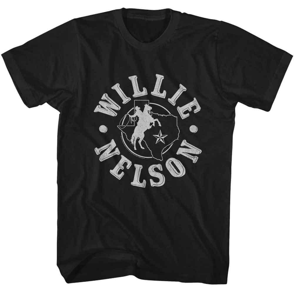 

Willie Nelson Texas Cowboy Black Music Shirt 4XL