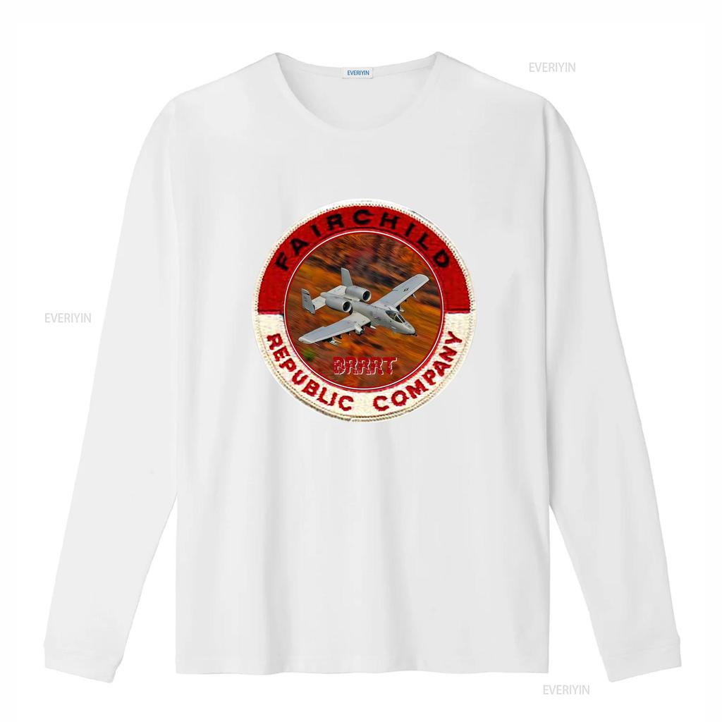 FAIRCHILD REPUBLIC COMPANY A 10 THUNDERBOLT II BODENANGRIFF BRRRT T-SHIRT vintage Gewaschen Leicht Designer-Kleidung Grafik