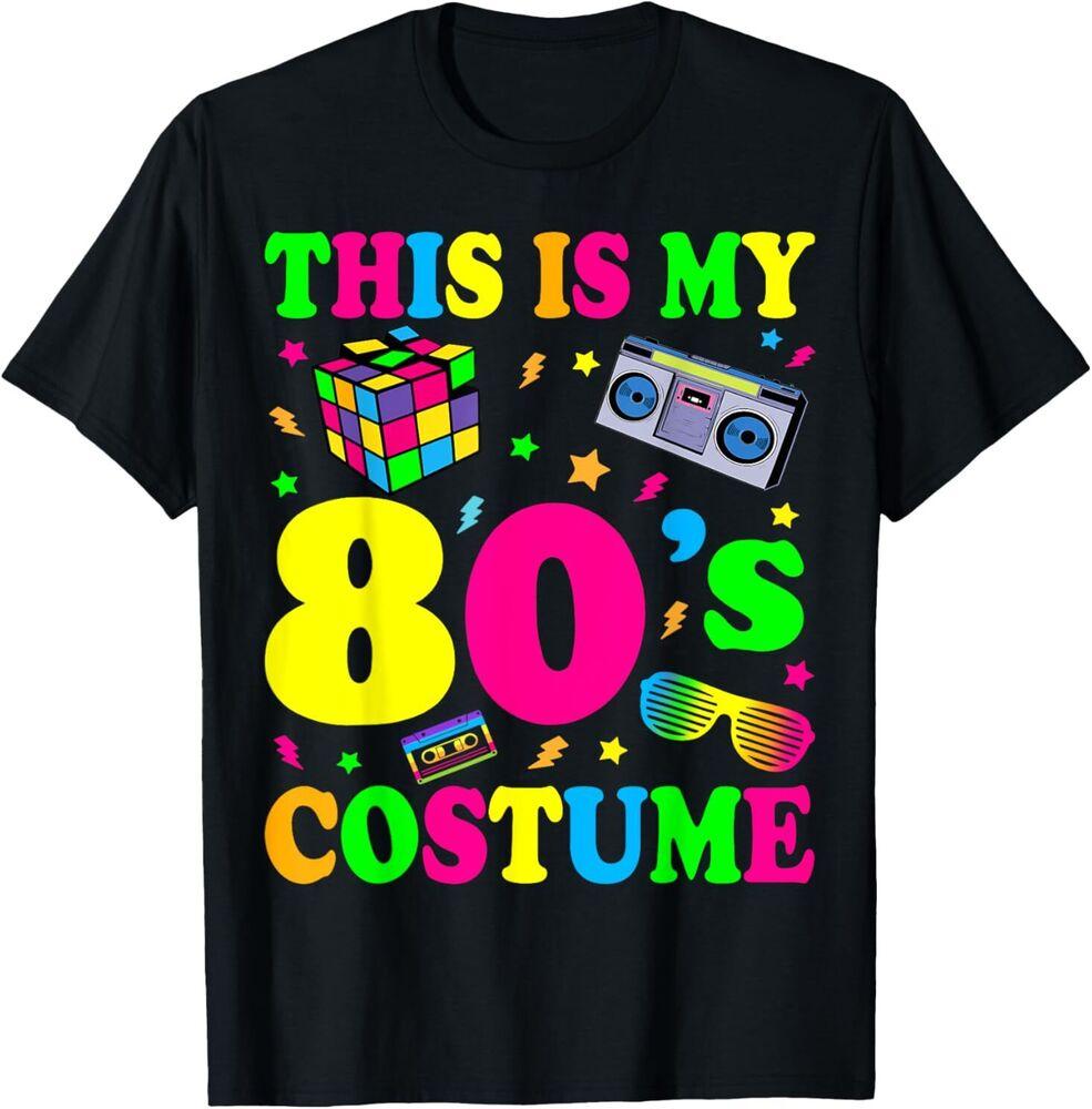 This Is My 80's Costume Outfit Gifts Eighties Retro Party T-Shirt