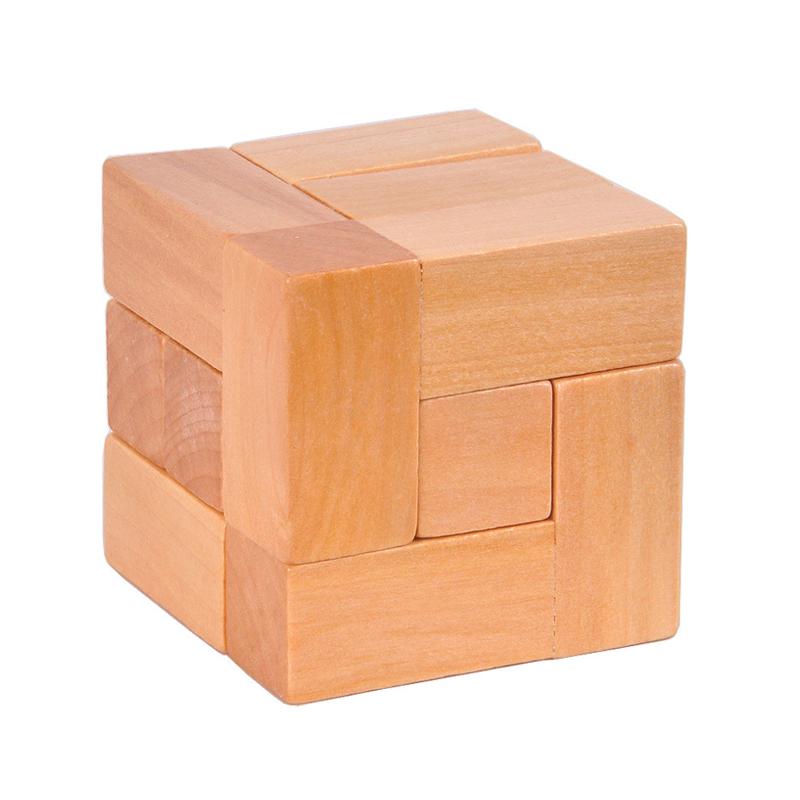 Activating Toys 3D Wooden Puzzle Locked Toys Game Cube Brain Iq Challenge For Kids Adults Casse Tete Juego Inteligencia Rompicapo Difficili